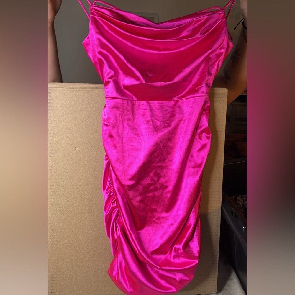 Pink women’s Windsor dress